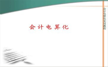 电算工作总结5篇