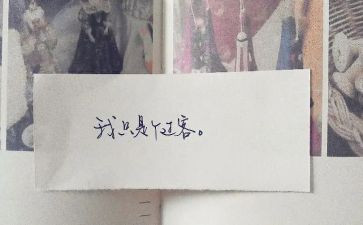过客作文600字8篇