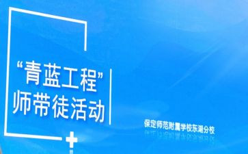 教师青蓝工作总结6篇