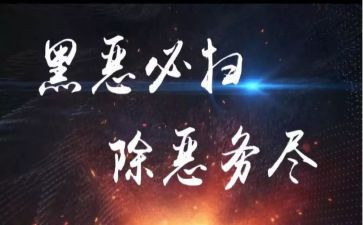 村对扫黑除恶工作总结8篇