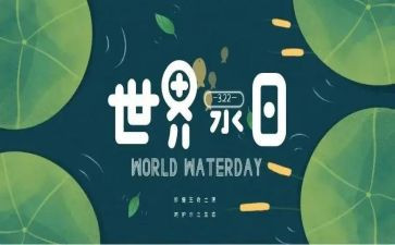 2023年世界水日宣传活动总结7篇